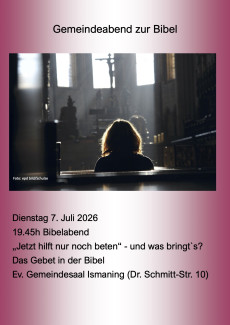 Gemeindeabend zur Bibel Juli 2026