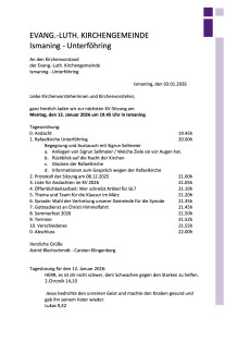 Tagesordnung KV Januar 2026