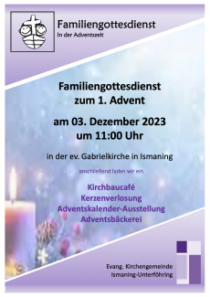 Familiengottesdienst im Dezember in Gabriel