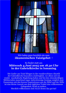 Taizé-Gebet Juni 2025