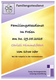 Familiengottesdienst Mai Ismaning