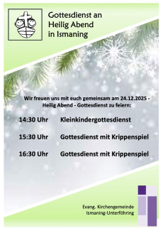 Gottesdienst Heilig Abend 2025