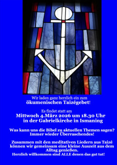 Taizé-Gebet 3/2026