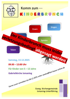 Kinderbrunch Absage