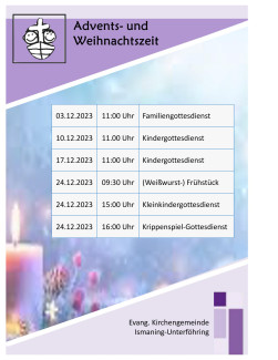 Advents- und Weihnachtszeit 2023