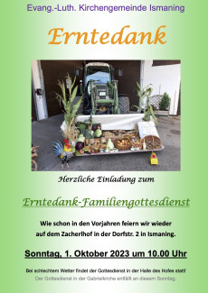 Erntedank Ismaning 2023