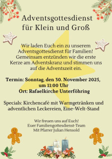 Familiengottesdienst Nov. 2025 Unterföhring