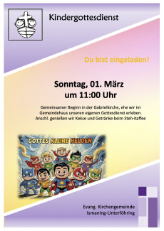Kindergottesdienst März 2026