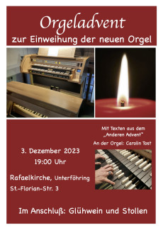 Plakat Orgeladvent