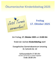 Kinderbibeltag 2025