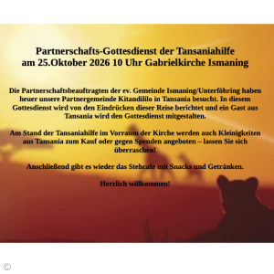 Partnerschafts-Gottesdienst